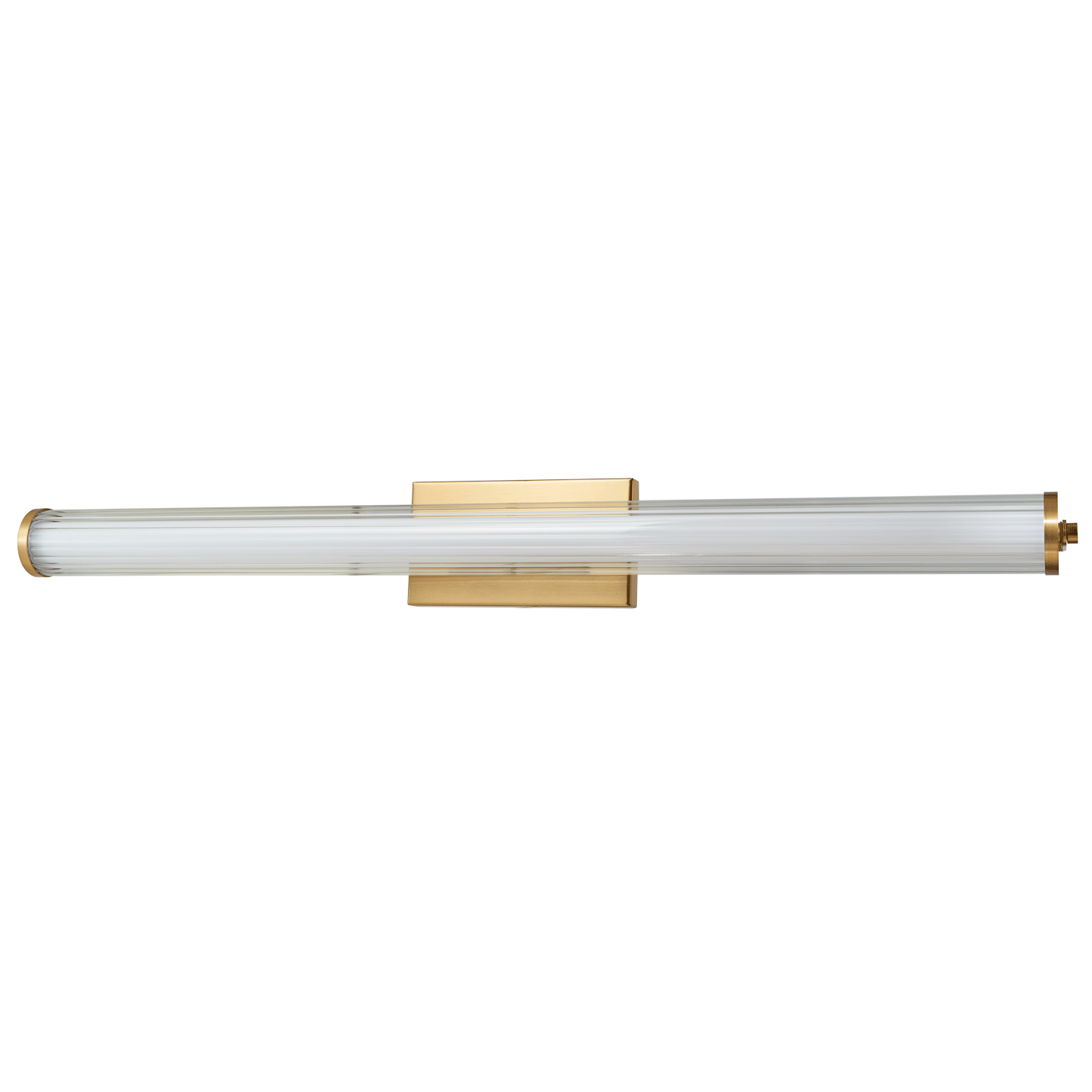 Large Fluted Clear Glass Vanity - Image 12
