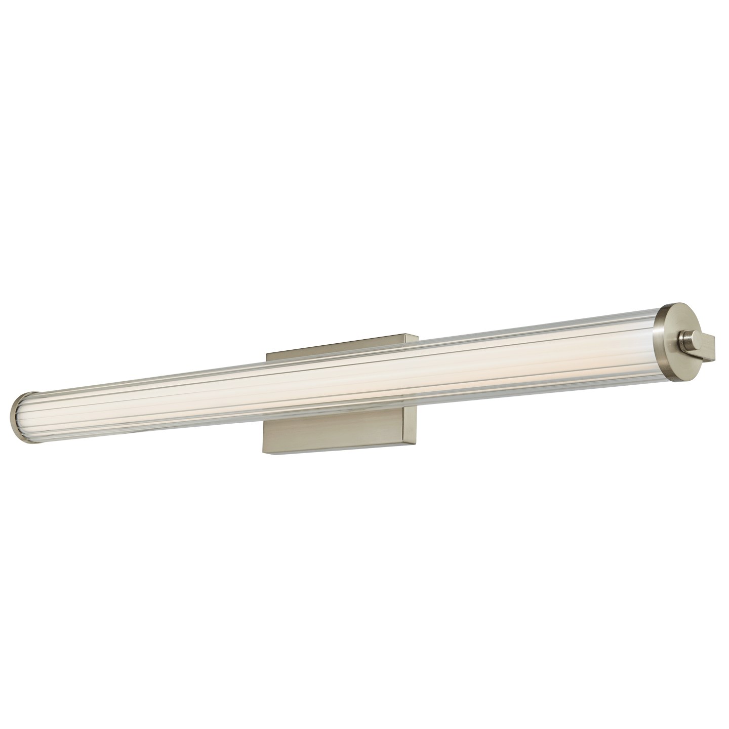 Large Fluted Clear Glass Vanity - Image 17