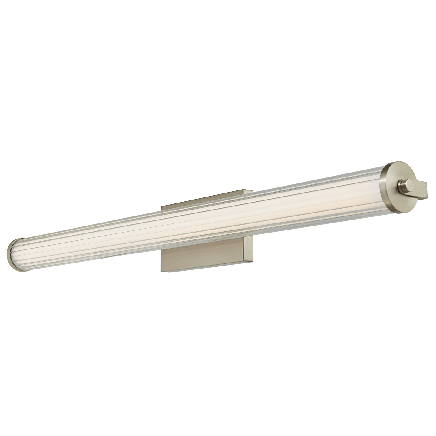 Large Fluted Clear Glass Vanity - Image 22