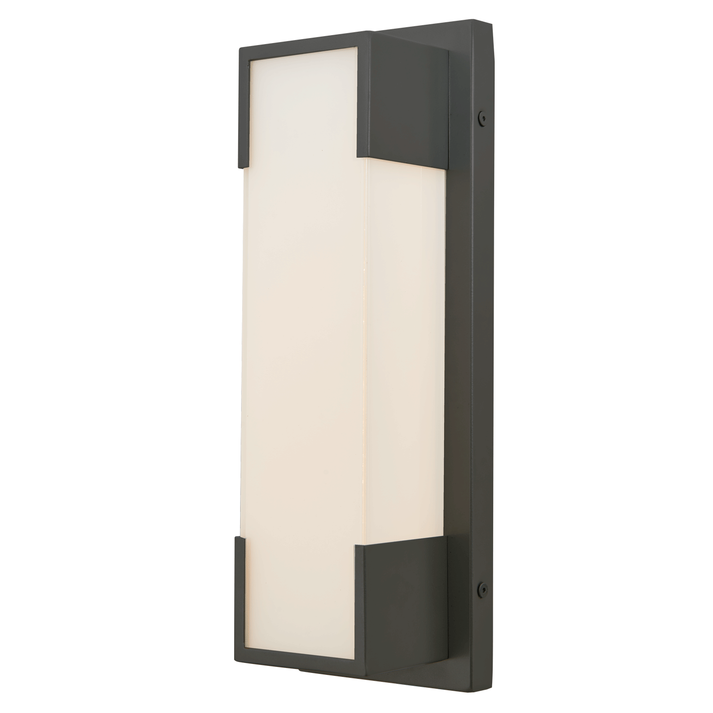 Small Wet Location Miter Glass Wall Fixture